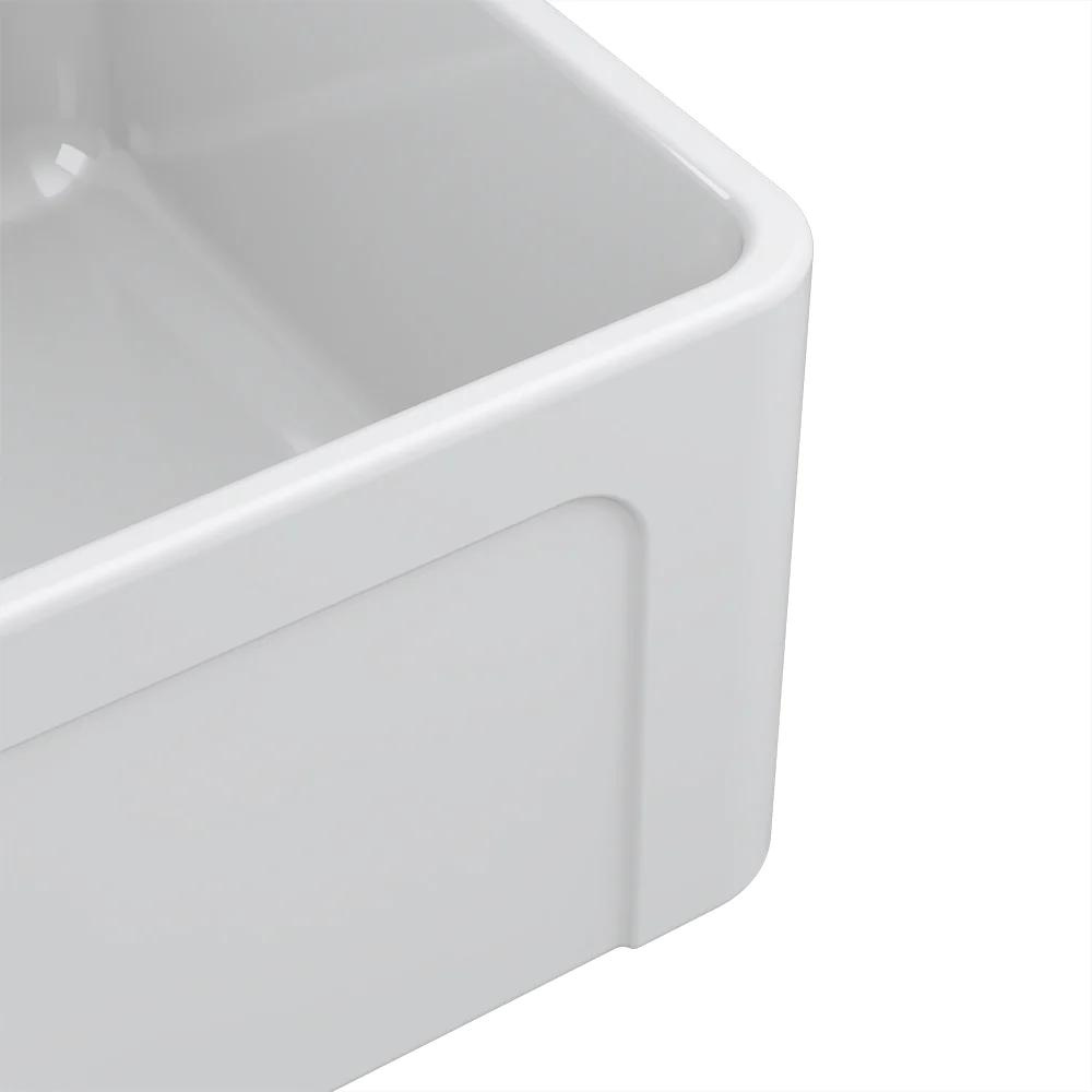Latoscana 36 White Reversible Casement Design Fireclay Farmhouse Sink LTW3619W
