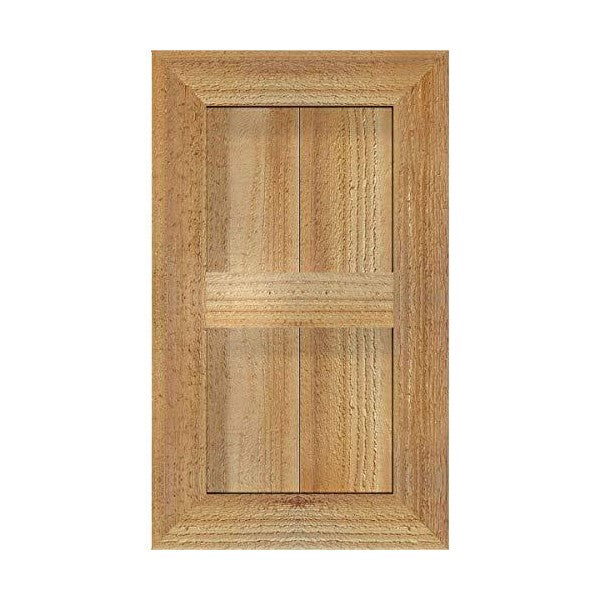 Ekena Millwork Timber Craft 10" Rough Sawn Western Red Cedar Window Shutters