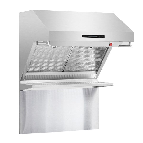 Forno Savona 30" Stainless Steel 600 CFM Range Hood with Red Light Warmer