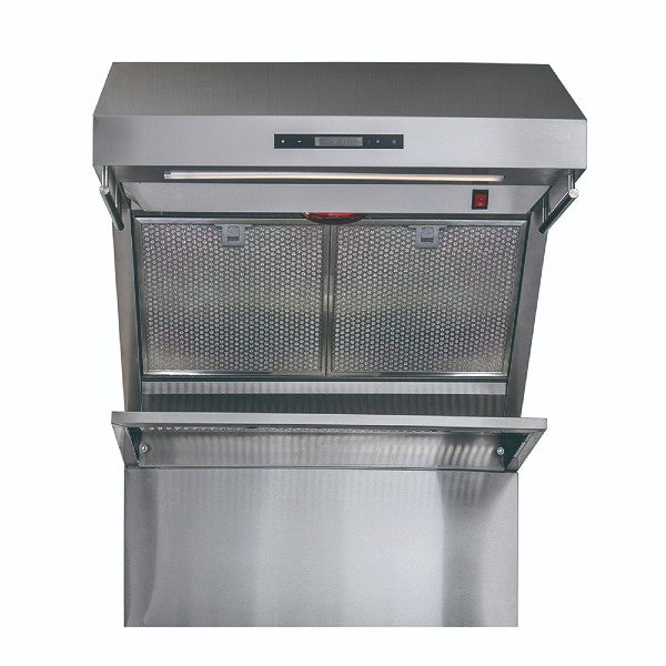 Forno Savona 30" Stainless Steel 600 CFM Range Hood with Red Light Warmer