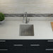 Lexicon Platinum 16" Concrete Quartz Single Composite Sink w/ Grid LP-1618 - Annie & Oak