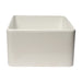 ALFI brand ABF2418 24" White Single Bowl Thin Wall Fireclay Farmhouse Sink - Annie & Oak