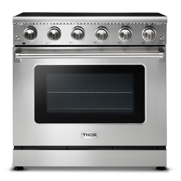 Thor Kitchen HRE3601 36" Stainless Steel Professional Electric Range