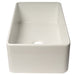 ALFI Brand ABF3318S 33" White Single Bowl Thin Wall Fireclay Farmhouse Sink - Annie & Oak