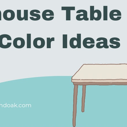 Farmhouse Table Stain Color Ideas 