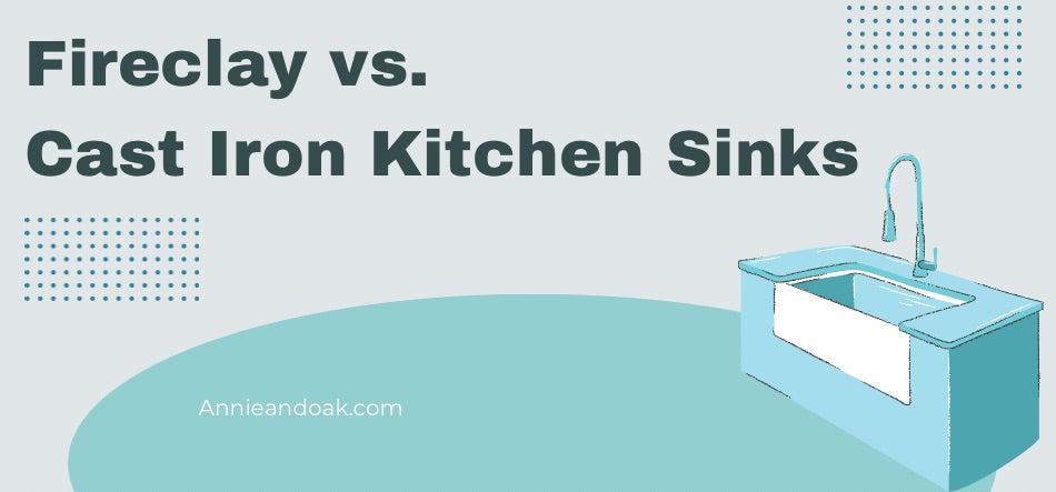 Fireclay vs. Cast Iron Kitchen Sinks