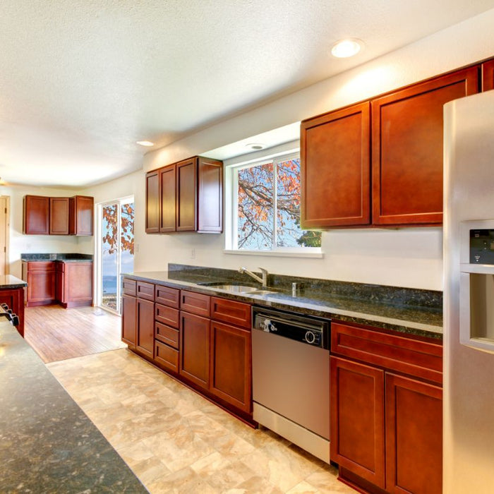 What Color Hardwood With Cherry Cabinets