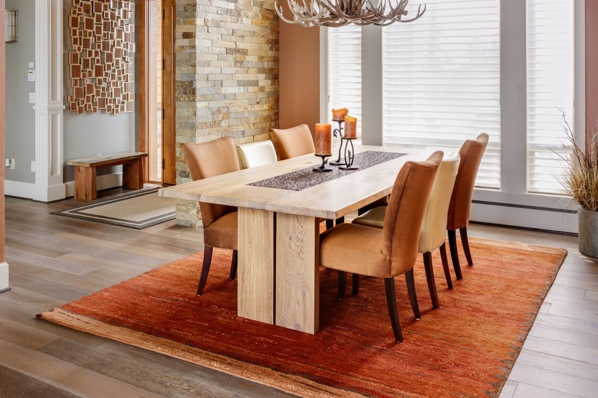 What Size Rug Is Best Under A Dining Table?