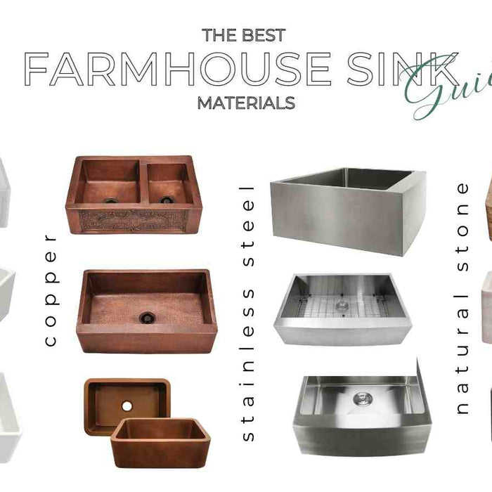 Did You Pick The Best Farmhouse Sink material? 