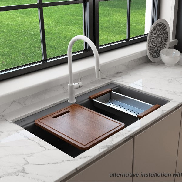 Bocchi Baveno Hide-Away Kitchen Sink System