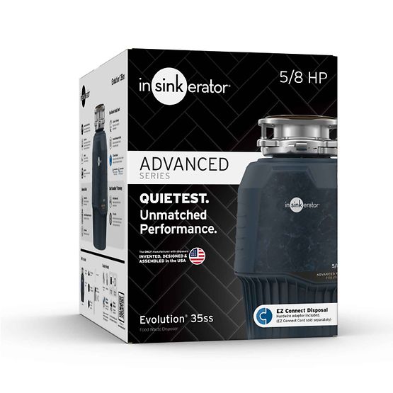 InSinkErator Advanced Series Evolution 35SS, 5/8 HP