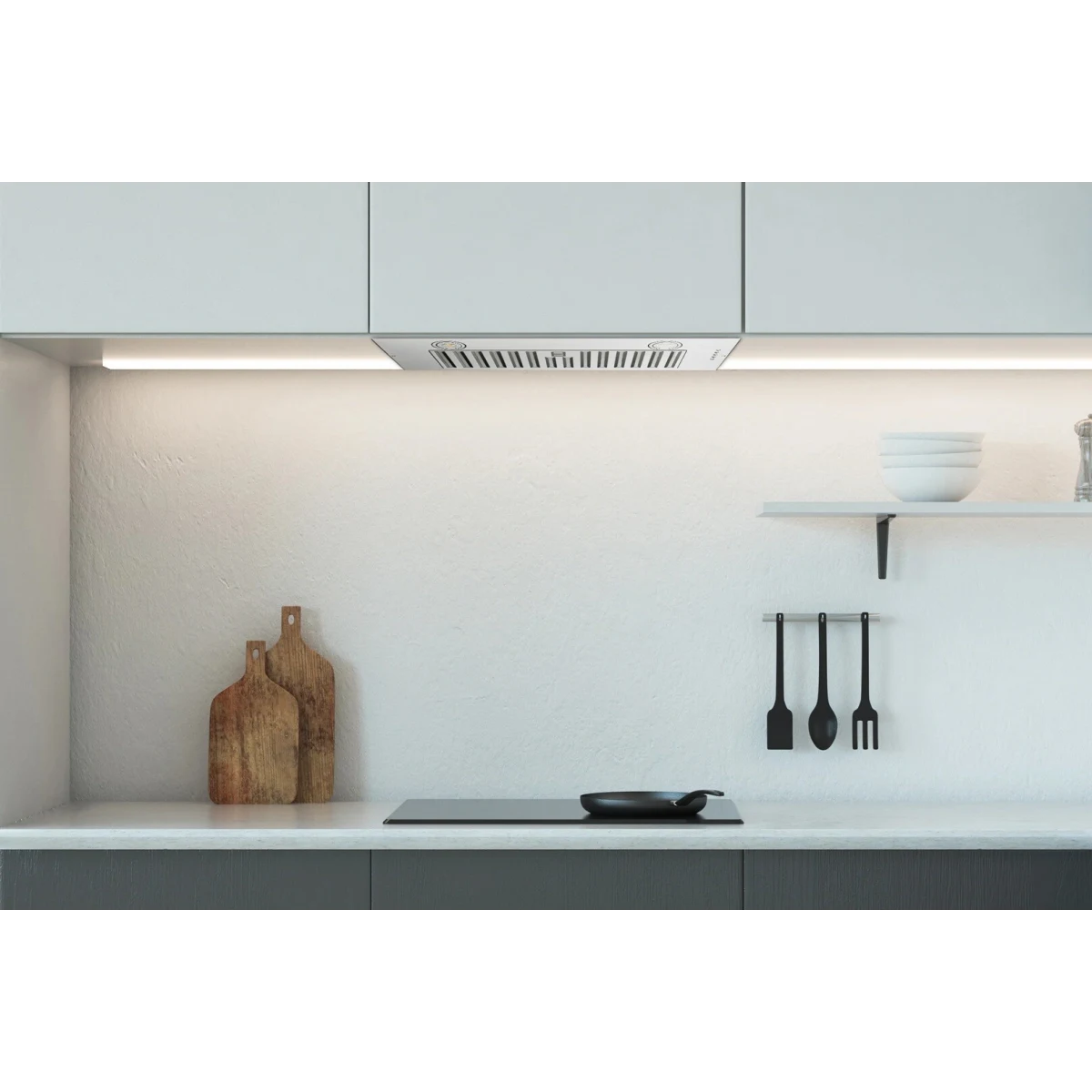 Hauslane 30" Insert Convertible Range Hood (11.25 in. Deep) with Stainless Steel Filters