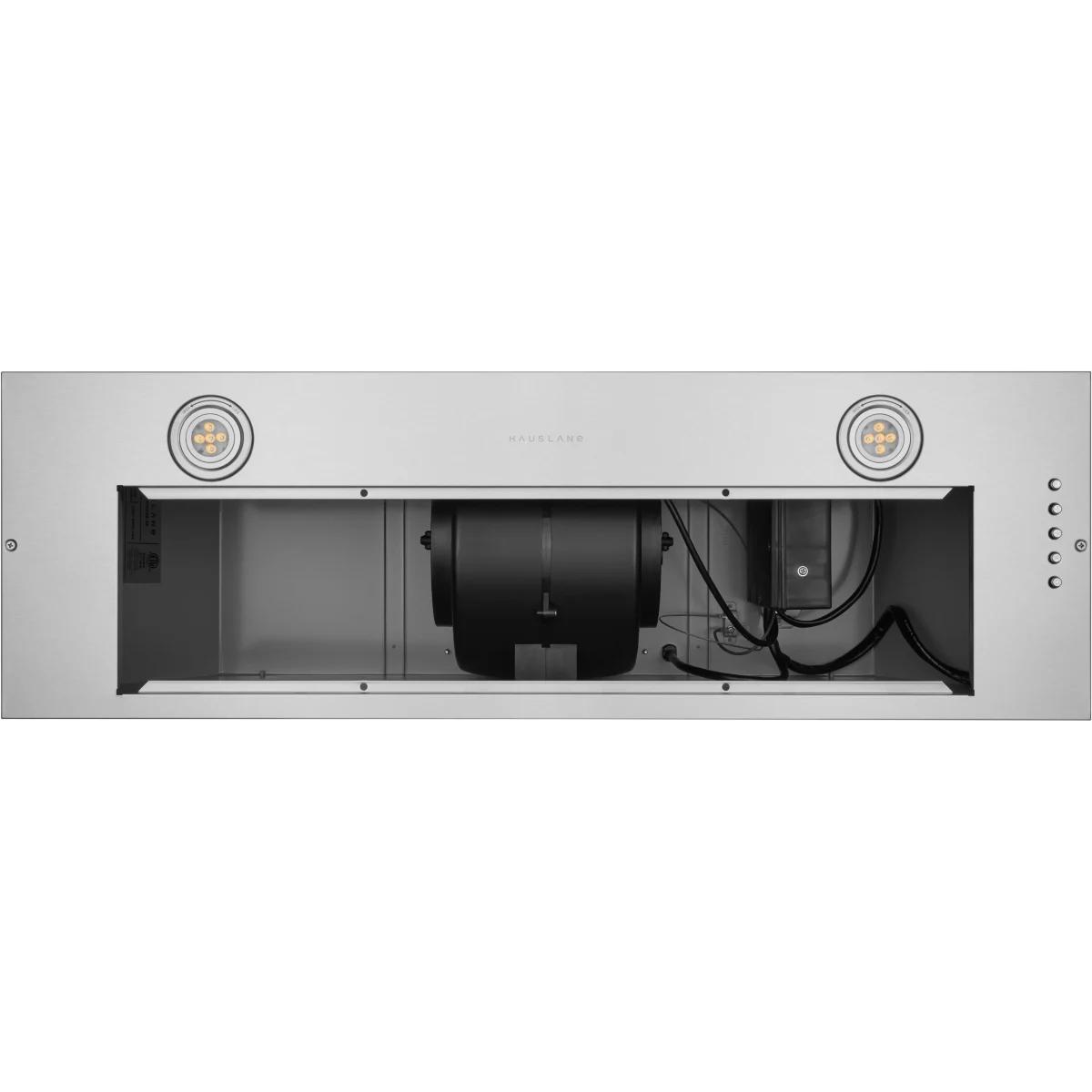 Hauslane 36" Stainless Steel  Convertible Insert Range Hood with LED Lighting & Baffle Filter