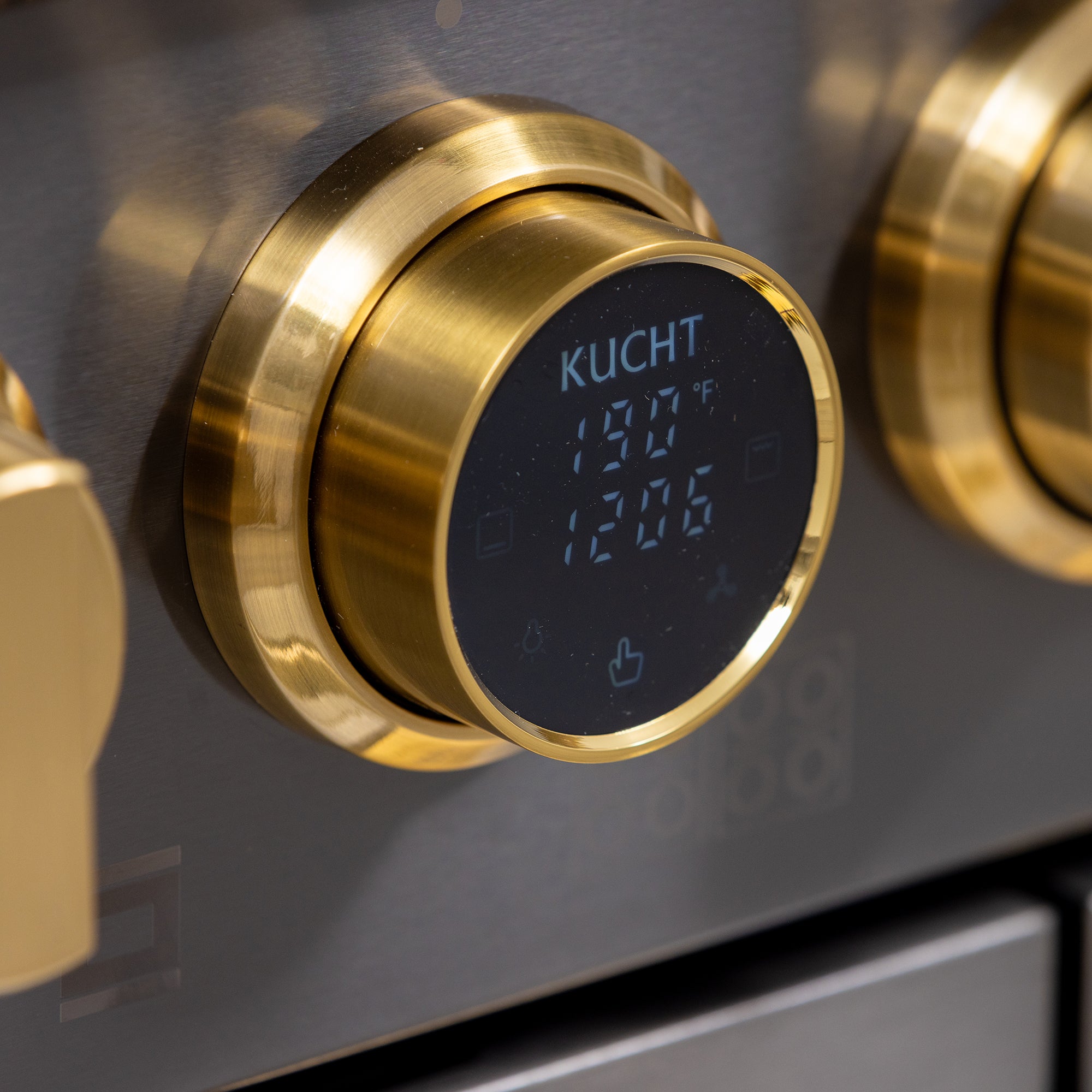 Kucht 48-in 4.2-cu ft / 2.5-cu ft Freestanding Double Oven Dual Fuel Range