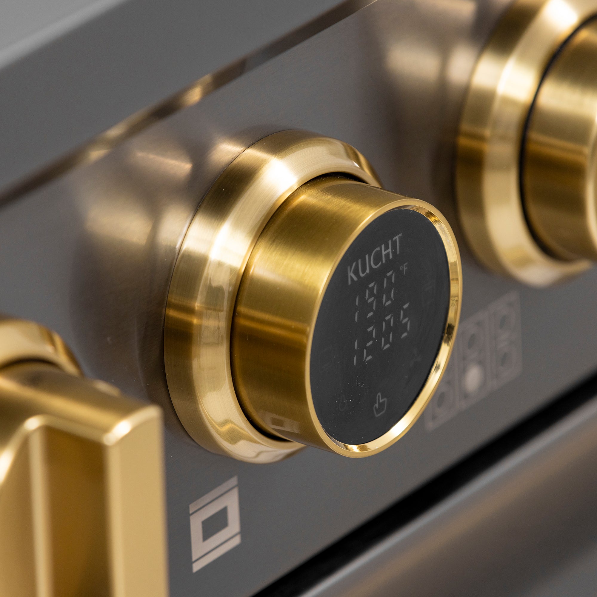 Kucht 36-in Deep recessed 6 burners Convection Oven Freestanding Dual Fuel Range