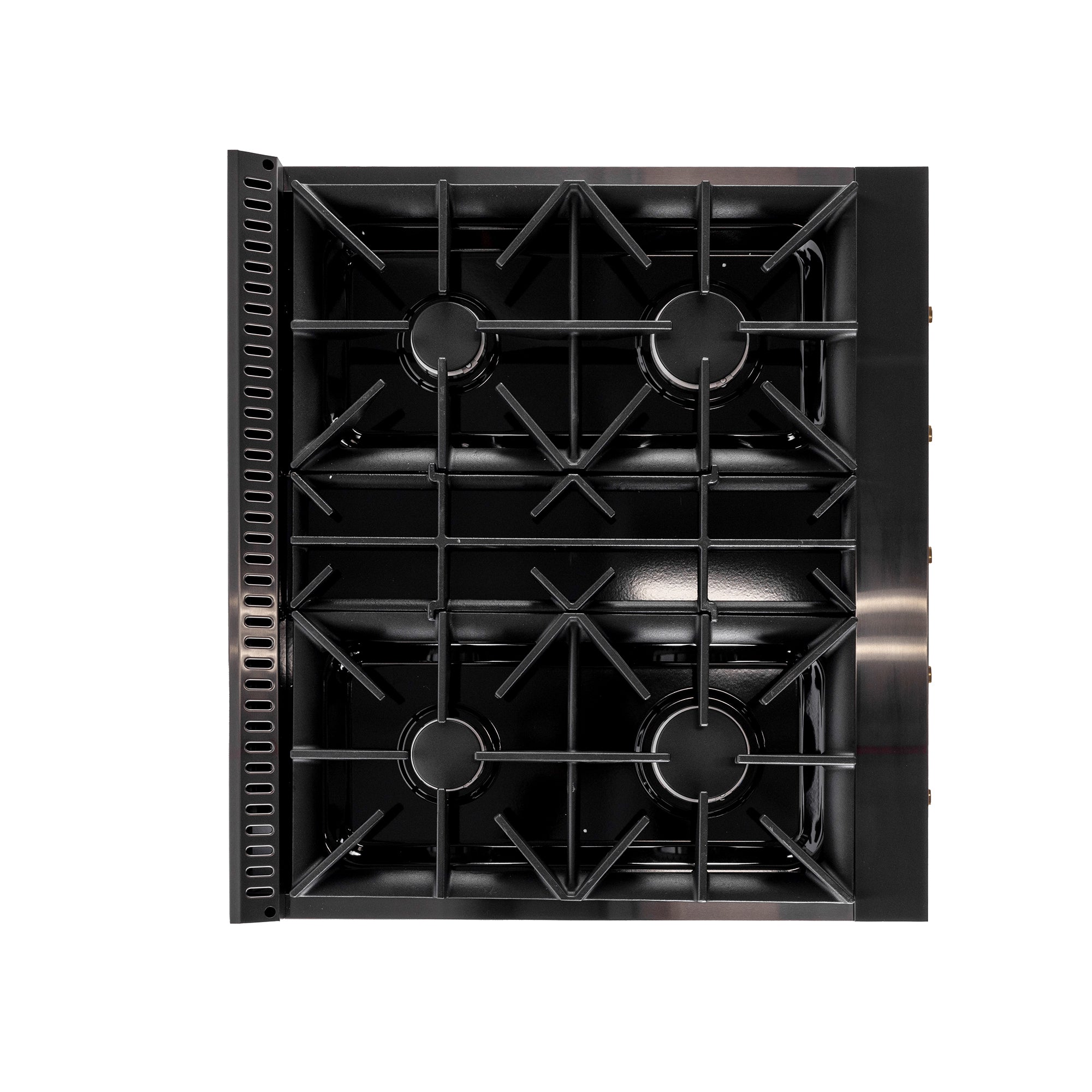 Kucht 30-in Deep recessed 4 burners Convection Oven Freestanding Dual Fuel Range