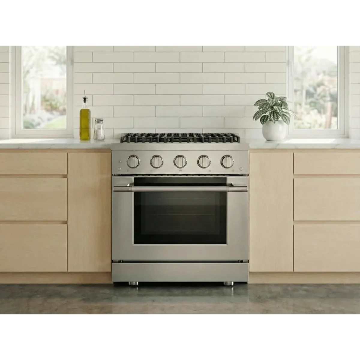 Hauslane 30" Pro-Style Gas Range