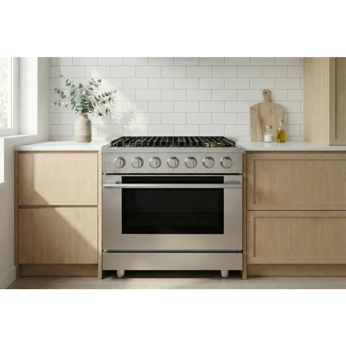 Hauslane 36" Pro-Style Gas Range