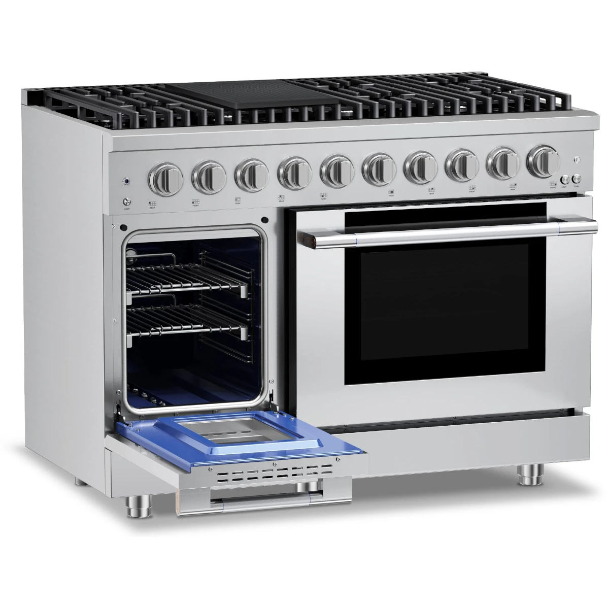 Hauslane 48" Pro-Style Gas Range