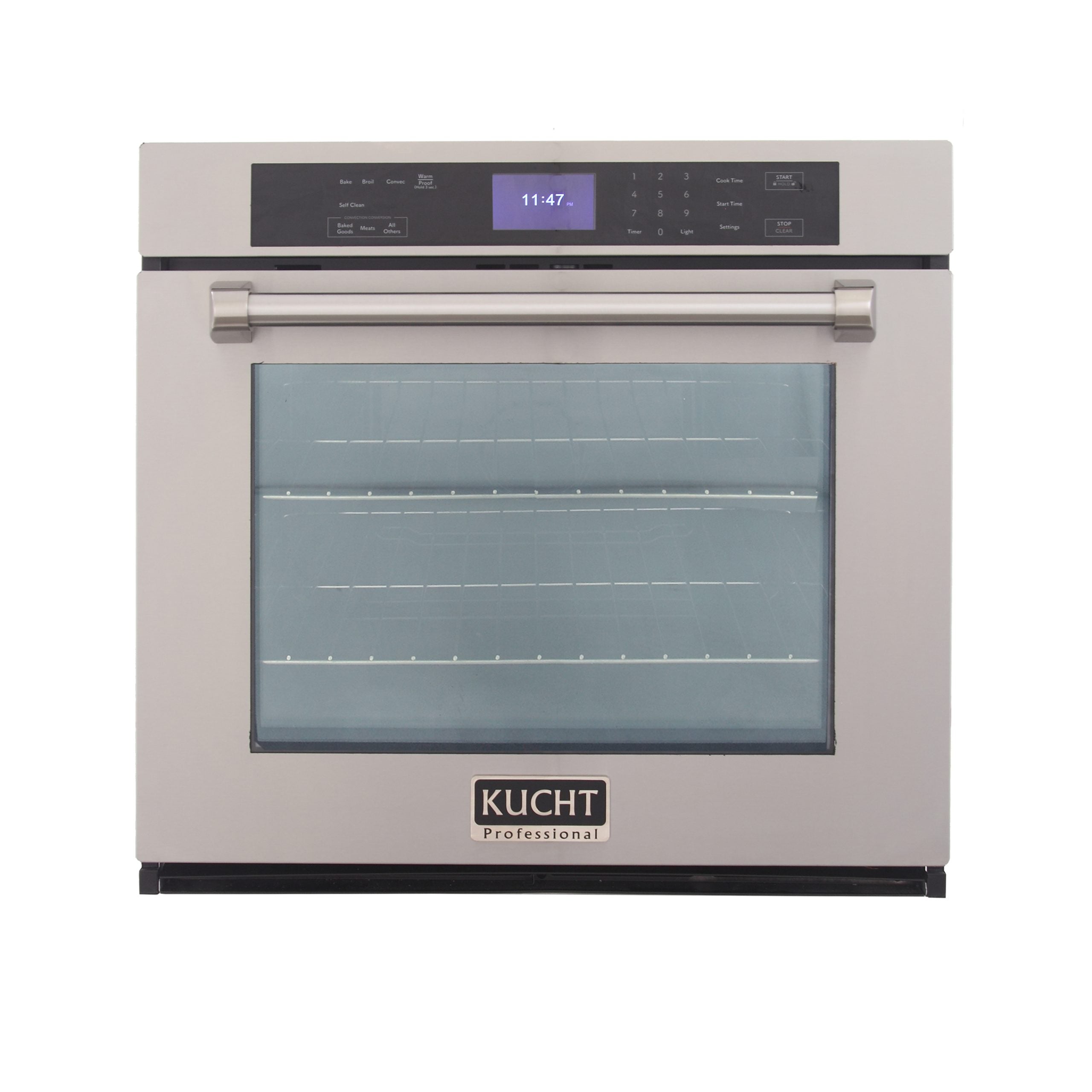 Kucht 30″ Single Electric Wall Oven – Single Fan with Self-Cleaning