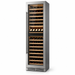 24-inch full height stainless steel wine column, three-quarter product view