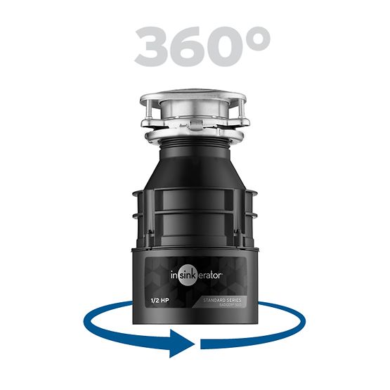 InSinkErator Badger 500 Garbage Disposal, 1/2 HP
