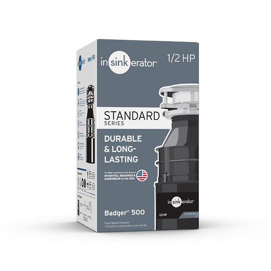 InSinkErator Badger 500 Garbage Disposal, 1/2 HP