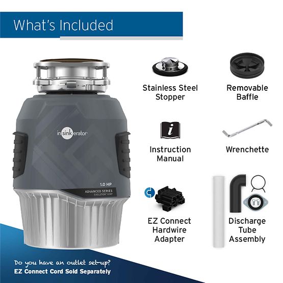 InSinkErator Evolution 1.0HP Garbage Disposal