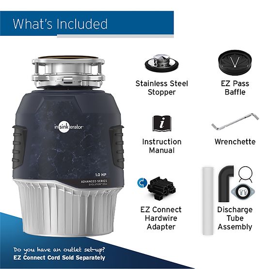 InSinkErator Advanced Series Evolution 55SS, 1 HP