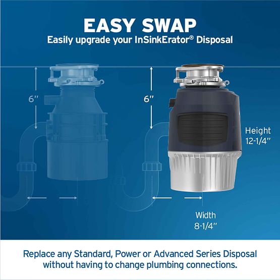 InSinkErator Advanced Series Evolution 55SS, 1 HP