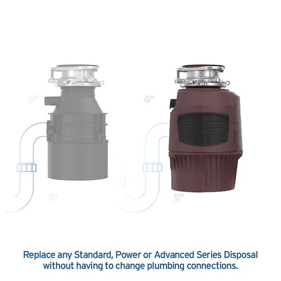 InSinkErator Evolution 1300, 3/4 HP Garbage Disposal, Advanced Series EZ Connect