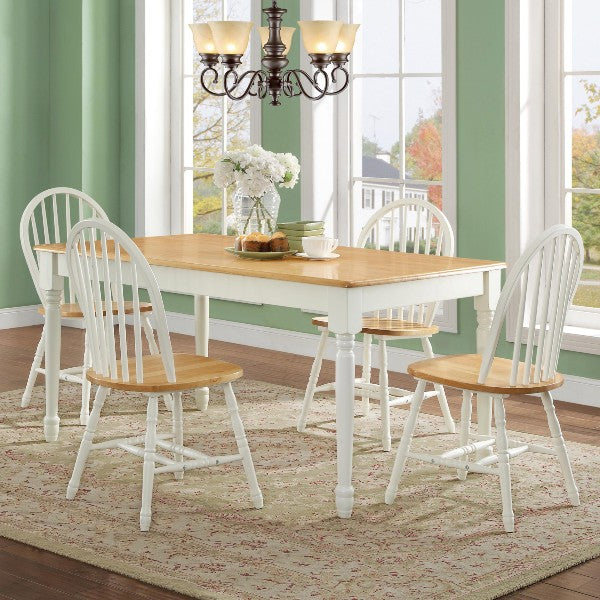 Better Homes and Gardens 14" White Autumn Lane Windsor Chairs - Set of 2