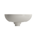 BOCCHI Etna 23" Biscuit Single Bowl Vessel Fireclay with Matching Drain Cover