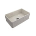 Bocchi Classico Biscuit 30 Single Bowl Fireclay Farmhouse Sink With Free Grid - Annie & Oak