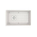 Bocchi Vigneto 30" White Fireclay Single Bowl  Farmhouse Sink W/ Grid - Annie & Oak