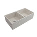 Bocchi Contempo 36D Biscuit Fireclay Double Farmhouse Sink With Free Grid - Annie & Oak