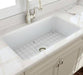Bocchi Sotto 32 Matte White Fireclay Single Bowl Undermount Kitchen Sink w/Grid - Annie & Oak