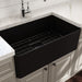 BOCCHI Aderci 30" Matte Black Single Bowl Ultra-Slim Fireclay Farmhouse Sink Lifestyle Image