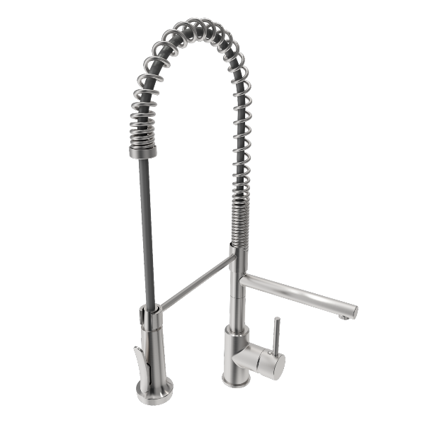 BOCCHI Maggiore 2.0 Stainless Steel Dual-Spout Professional Kitchen Faucet