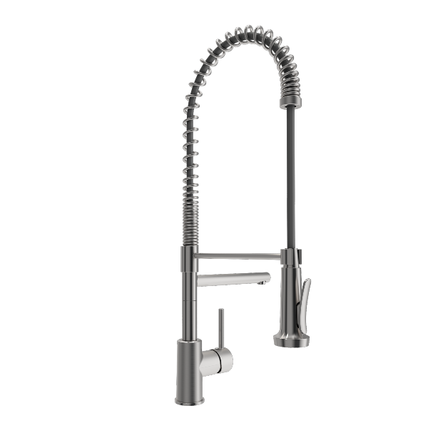 BOCCHI Maggiore 2.0 Stainless Steel Dual-Spout Professional Kitchen Faucet