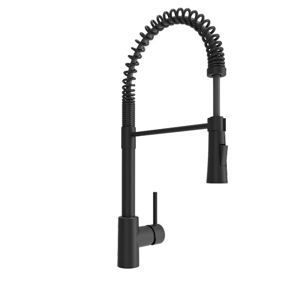 BOCCHI Contempo 30 Matte Black Fireclay Farmhouse Sink Single Bowl w/ Integrated Work Station & Black Faucet