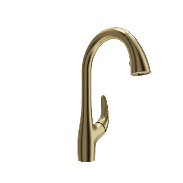 BOCCHI Pagano 2.0 Brushed Gold Pull-Down Kitchen Faucet