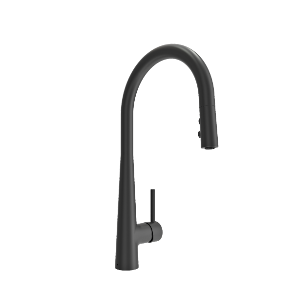 thumbnail image 2 of Moen Paterson Matte Black Pulldown Faucet 2 of 10