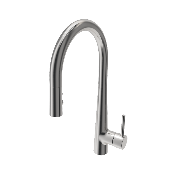 BOCCHI Lugano 2.0 Stainless Steel Pull-Down Kitchen Faucet