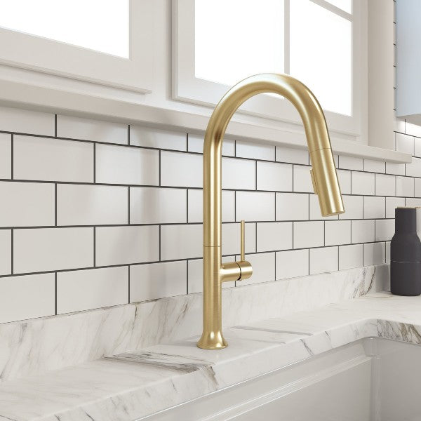 BOCCHI Tronto 2.0 Brushed Gold Pull-Down Kitchen Faucet