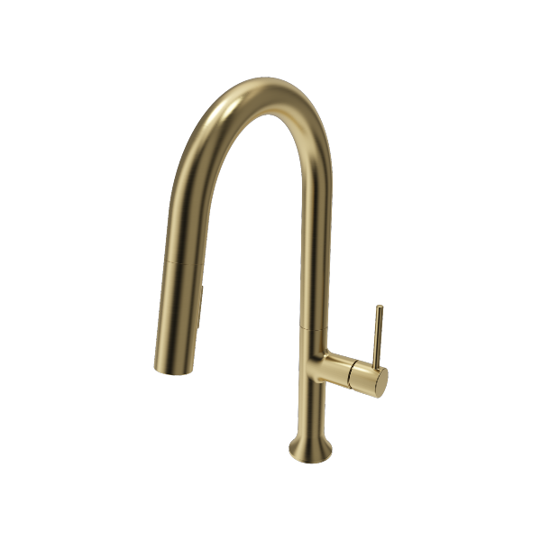 BOCCHI Tronto 2.0 Brushed Gold Pull-Down Kitchen Faucet