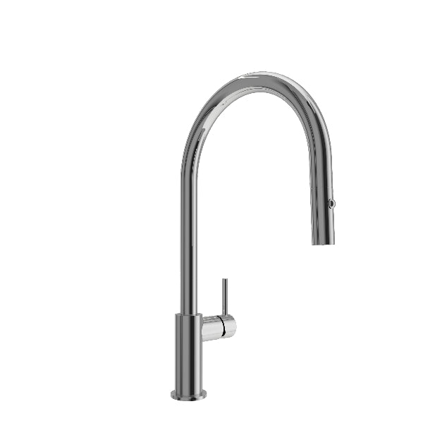 BOCCHI 2028 0001 Baveno Duo 16" Chrome Pull-Down Kitchen Faucet