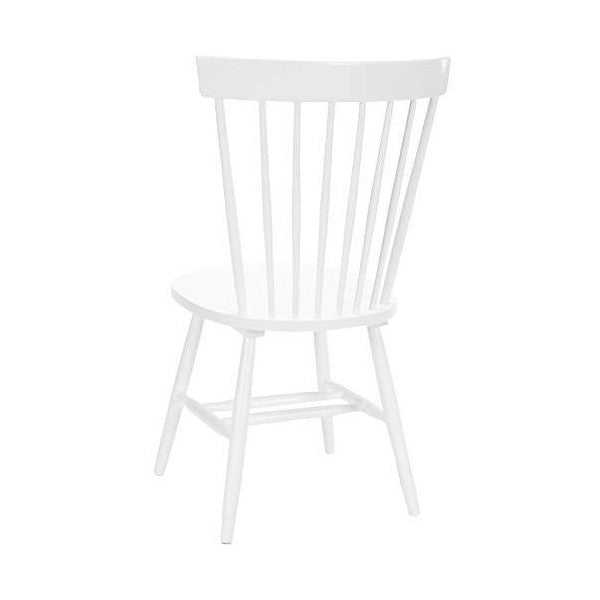 Safavieh American Homes 21" White Farmhouse White Spindle Side Chair - Set of 2
