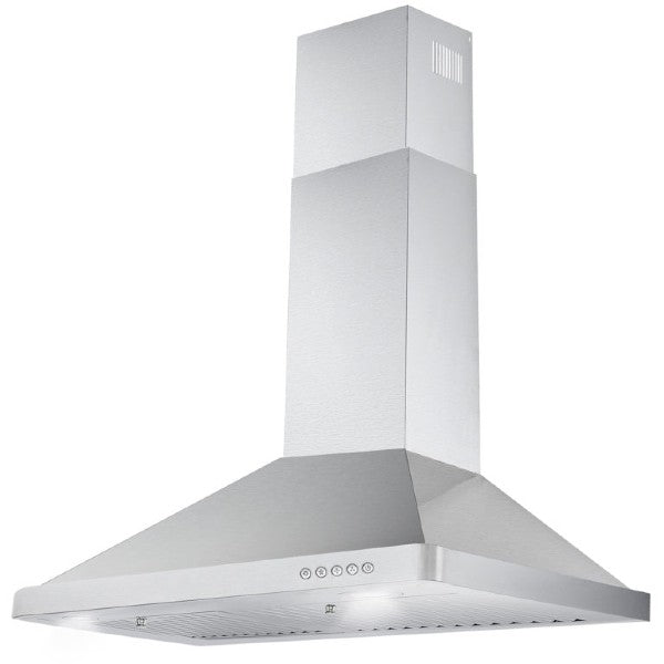 Cosmo COS-63175 30" Stainless Steel 380 CFM Wall Mount Range Hood with Controls