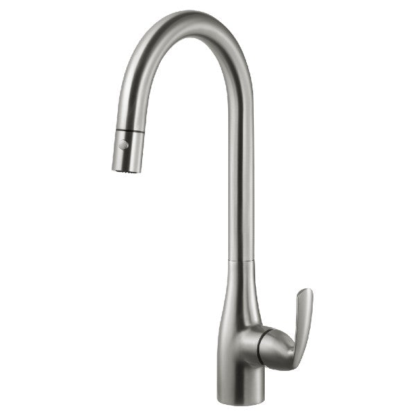 Houzer Cora CORPD-569-BN 17" Brushed Nickel Pull Down Kitchen Faucet